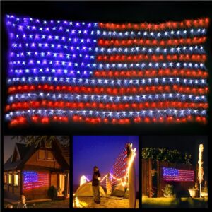 American Flag LED String Lights