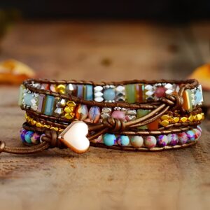 Imperial Heart Protection Wrap Bracelet