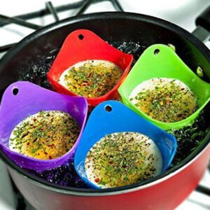 Silicone Egg Poacher Cooker | Easy Best Cups For Poaching Eggs