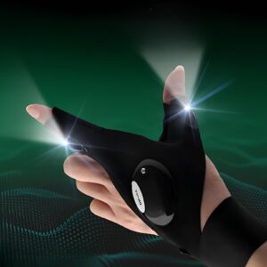 LED Gloves with Waterproof Lights