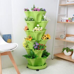 Stand Stacking Planters Strawberry Planting Pots