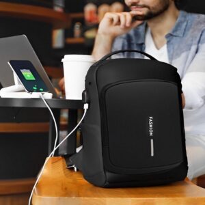 USB charging sport sling Anti-theft shoulder bag