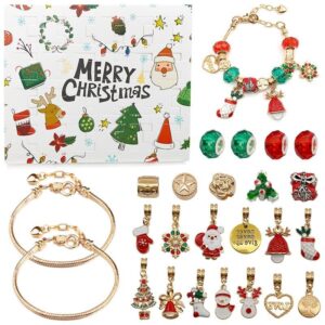 DIY Christmas Advent Calendar Bracelets Set