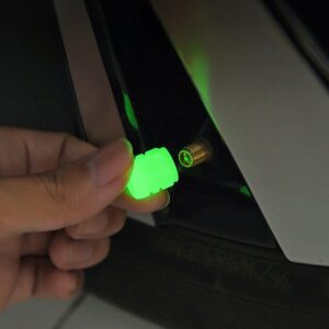 Fluorescent Tire Valve Caps