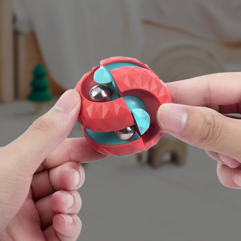 Track Pinball Finger Spinner