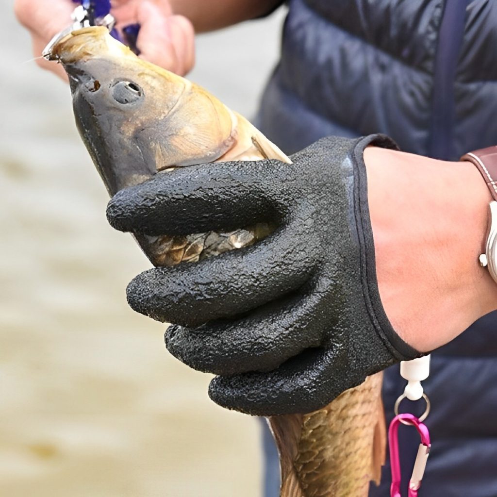 Fishing Catching Gloves Nonslip Fisherman Protect Hand