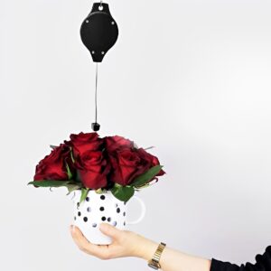 Plant Pulley Set For Garden Baskets Pots and Birds Feeders | Plant Pulley Retractable Plant Hanger