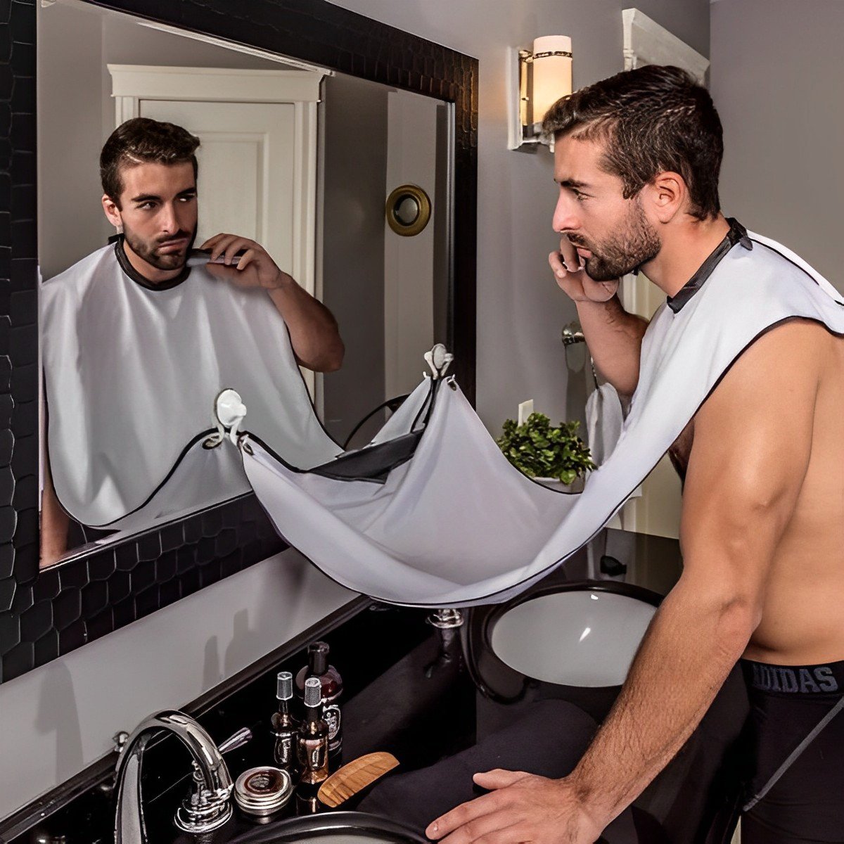 Shaving Apron Beard Hair Catcher