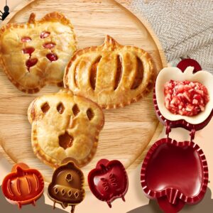 Fall Hand Pie Molds | Holiday Mini Pie Mold | Halloween One Press Hand Pie Maker