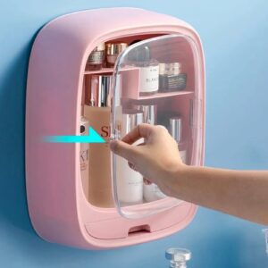 Wall Mounted Makeup Storage