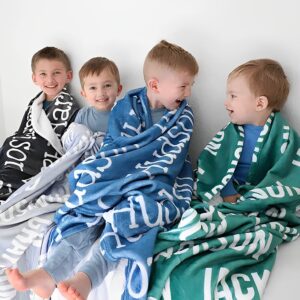 Personalized Super Soft Name Family Blanket High Quality