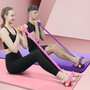 Pedal Resistance Band Sit-up Pull Rope