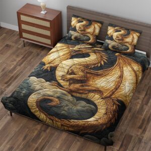 Eldritch Ember Quilted Bedding Set