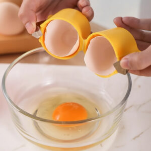 Multifunctional Egg Shell Opener – Handheld Egg Cracker Separator Tool, Eggshell Cutter, Easy Open Kitchen Gadget for Raw Egg